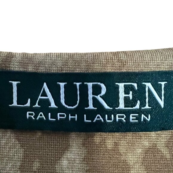 Ralph Lauren Executive Chic Animal Print Ponte Knit Midi Dress XS - Picture 6 of 10